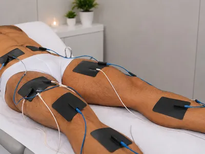 Aplicação do Manthus em protocolo de fortalecimento muscular com eletroestimulação